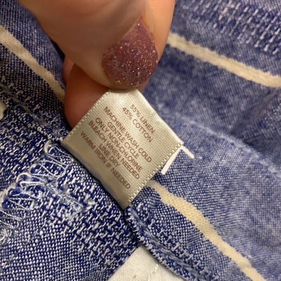 Ann Taylor loft linen and cotton shorts size to - Picture 5 of 5